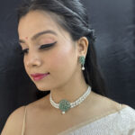 2 String White Pearl Choker