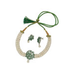 2 String White Pearl Choker