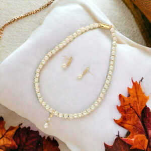 Jabi 1 Line Pearl Necklace