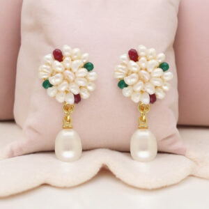 Graceful Drop Pearl Earrings