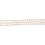 Delight White Round Pearl Choker