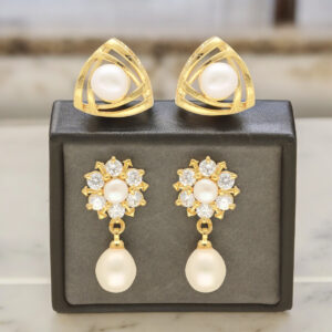 Shalimar Combo Of 2 Pair Earrings