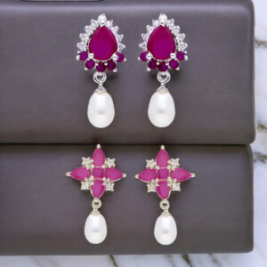 Ayra Combo Of 2 Pair Earrings