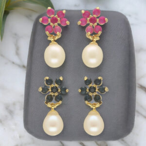 Regal Pearl Earrings Combo