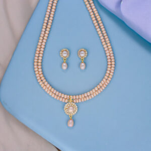 Siddhi 2 Lines button Pearl Set