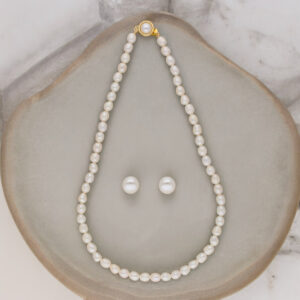 Eeshta 1 Line Pearl Necklaces