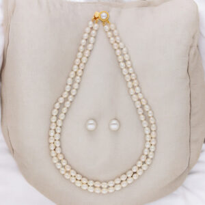 Rabhya 2 Lines Pearl Necklaces