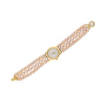 Dharuna 3 Lines Pearl Wrist Watch