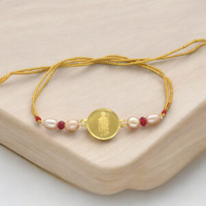 22kt Lord Hanuman Gold Rakhi