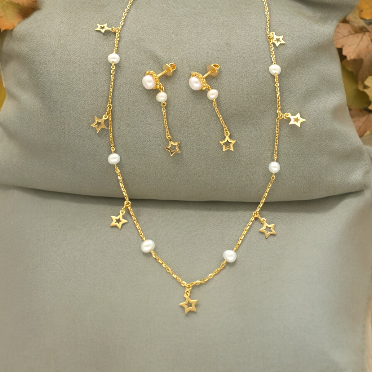 Jyoti 18KT Designer Gold Chain – Jagdamba Pearls
