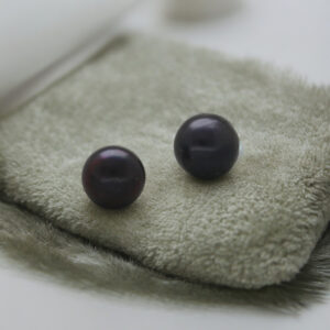 Black Button Pearl Tops