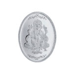 5 Grams 99.9% Ganesh Oval Silver Coin