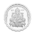 10 Grams Ganesh Silver Coin 99.9 % Purity