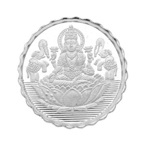 50 Grams Lakshmi Silver Coin 99.9% Purity