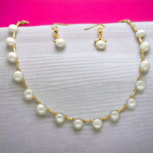 Ladli 1 Line Pearl Necklace