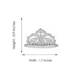 Goddess Laxmi Silver Idol