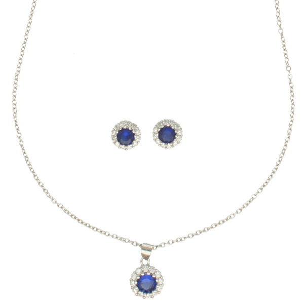 Jpearls 925 Silver Classic Pendant Set | Ella collection