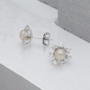 Ella Stud 925 Silver Earrings