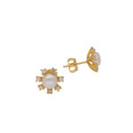 Zora 925 Silver Stud Earrings