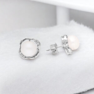 Elegance 925 Silver Stud Earrings
