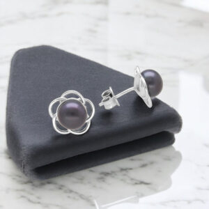 Jeevika 925 Silver Stud Earrings