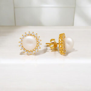 925 Rajata Stud Silver Earrings