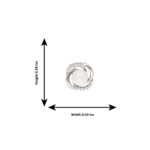 Oni 925 Silver Stud Earrings