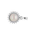 92.5 Silver Dhriti Simple Pearl Pendant