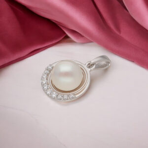 92.5 Silver Omaja Light Weight Pearl Pendant