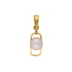 92.5 Sterling Silver Wishi Simple Pearl Pendant