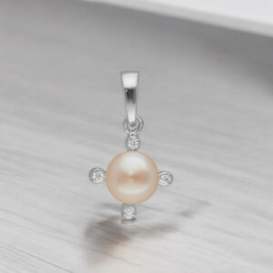 92.5 Sterling Silver Jhanvi Designer Pearl Pendant