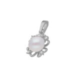 92.5 Sterling Silver Udyati Simple Pearl Pendant
