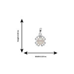 92.5 Sterling Silver Udyati Simple Pearl Pendant