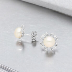 Ariana 925 Silver Stud Earrings