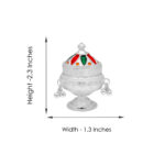 Silver Kumkum Gunguru Dabbi