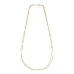 Tavish 18Kt Rose Gold Pearl Chain