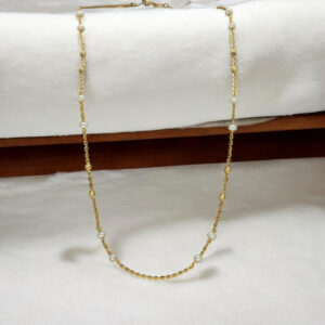 Akoya 18Kt Gold Pearl Chain