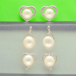 Liora Pearl Earrings Pack 3