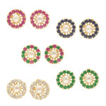 Rhea Pearl Earrings Pack 5