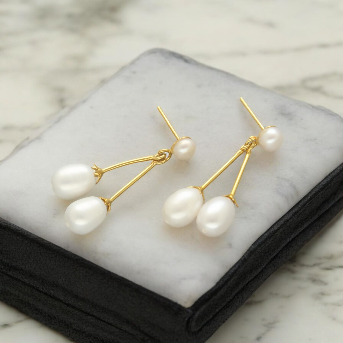 Jorin Pearl Earrings – Jagdamba Pearls