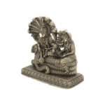 157 Grams Vishnu Parivar Silver Idol