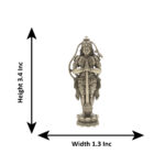 44 Grams Lord Hanuman Silver Idol