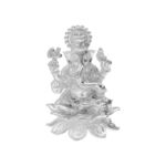 130 Grams Silver Lord Ganesha Idol on Lotus