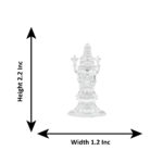 23 Grams Silver Laxmi Balaji Idol