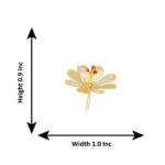 2 Grams Silver Gold and Silver Hibiscus Flower