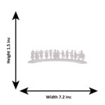 139 Grams Silver Dashavatar of Lord Vishnu Idol