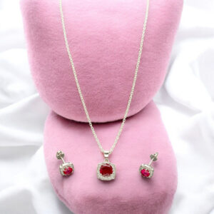 Brielle 925 Silver Pendant Set