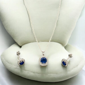 Bella 925 Silver Pendant Set