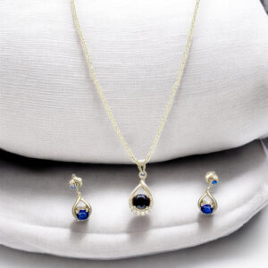 Valerie 925 Silver Pendant Set