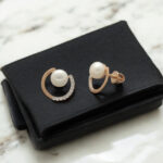 Klara 18KT 1.68 Grams Rose Gold Pearl Earrings